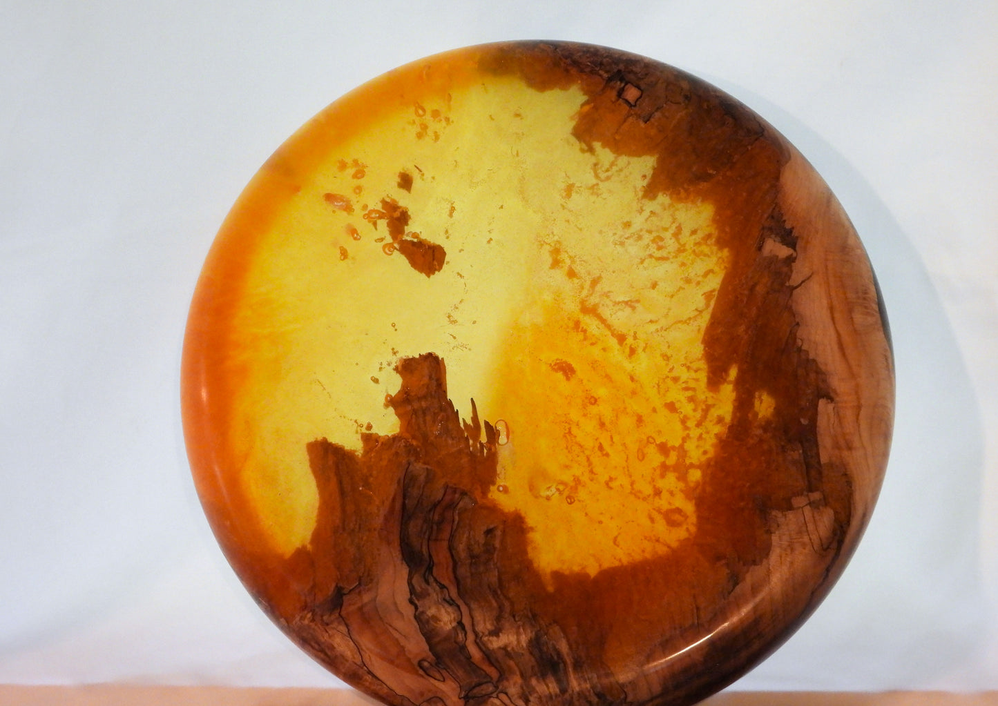 Desert Sunset Sirocco - Decorative Wood and Resin Plate