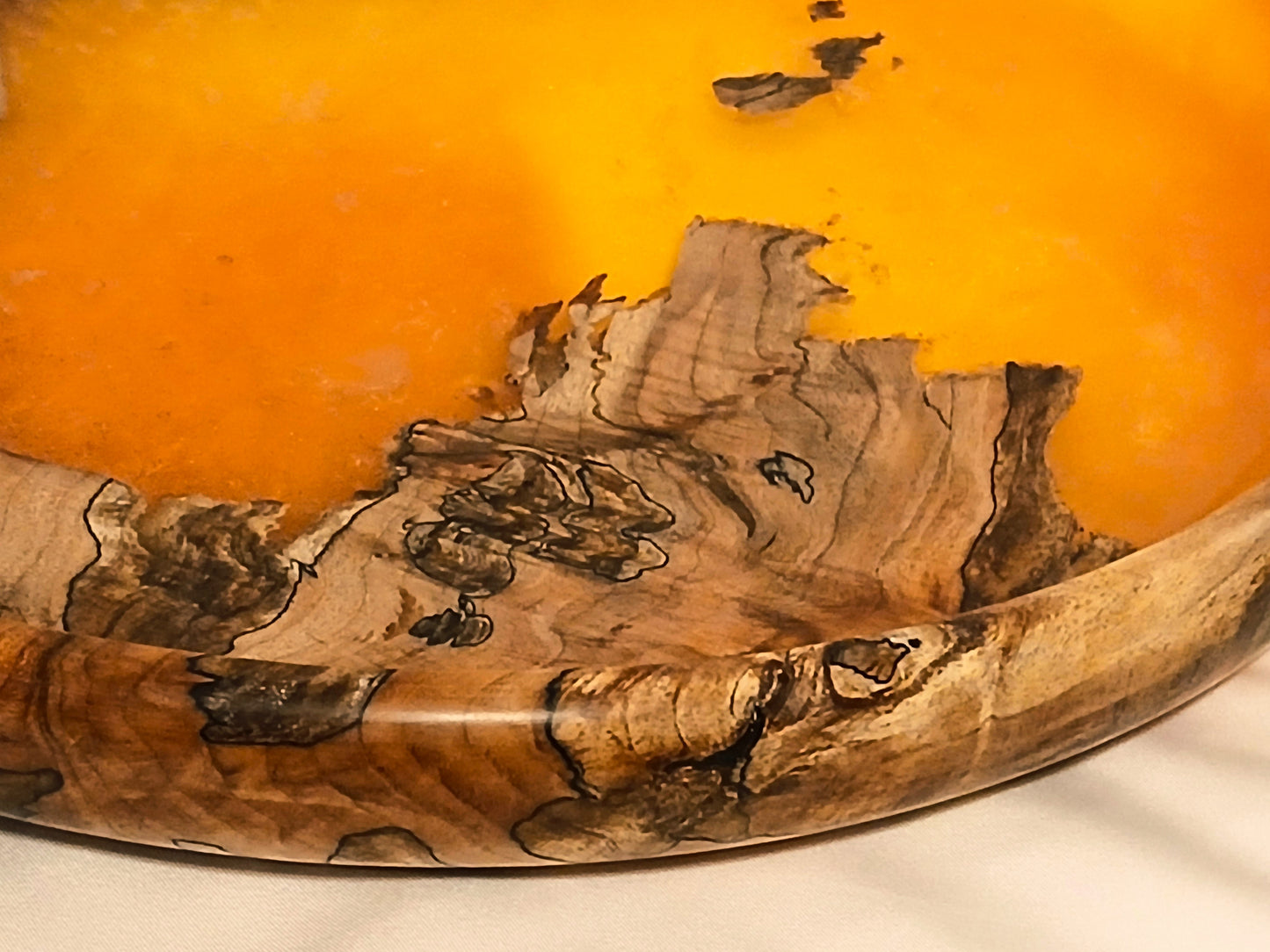 Desert Sunset Sirocco - Decorative Wood and Resin Plate