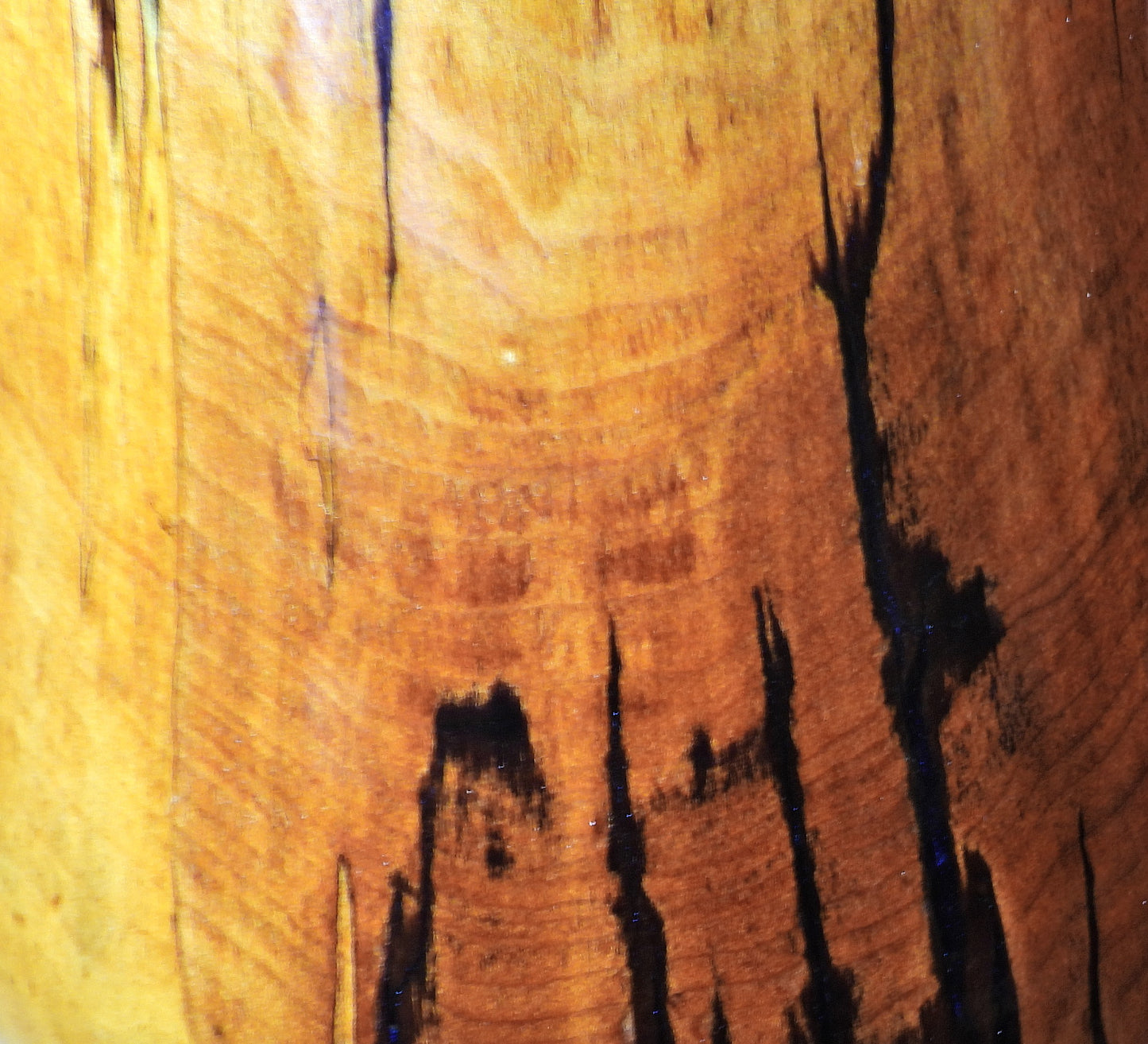 Mellt Glas - Spalted Maple and Resin Vase