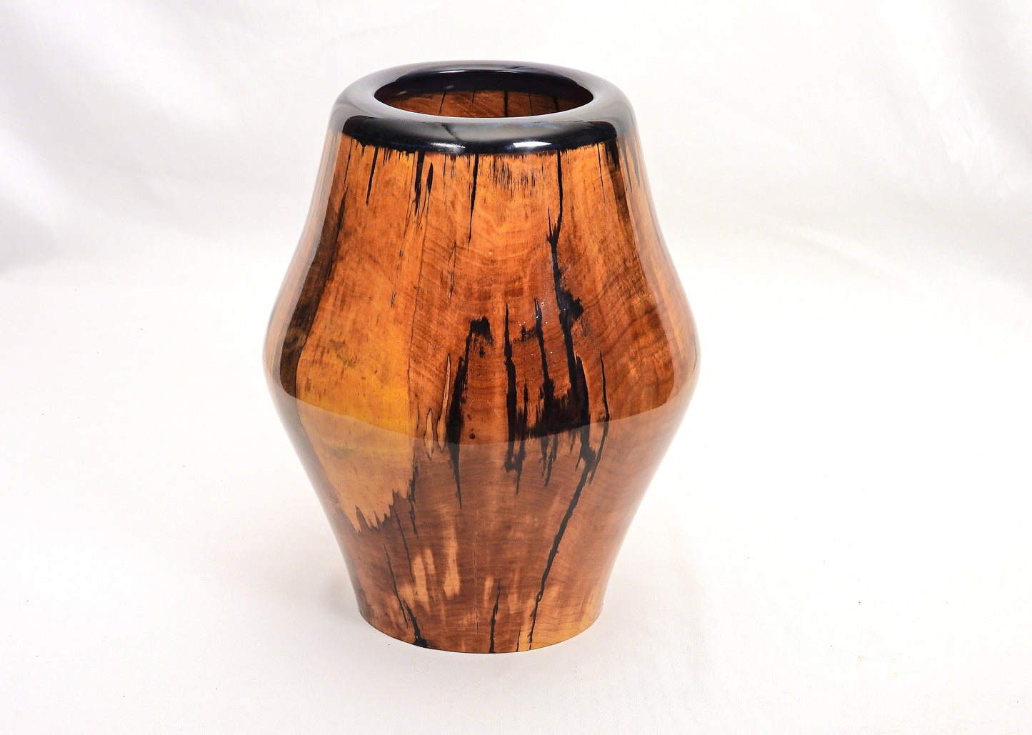 Mellt Glas - Spalted Maple and Resin Vase