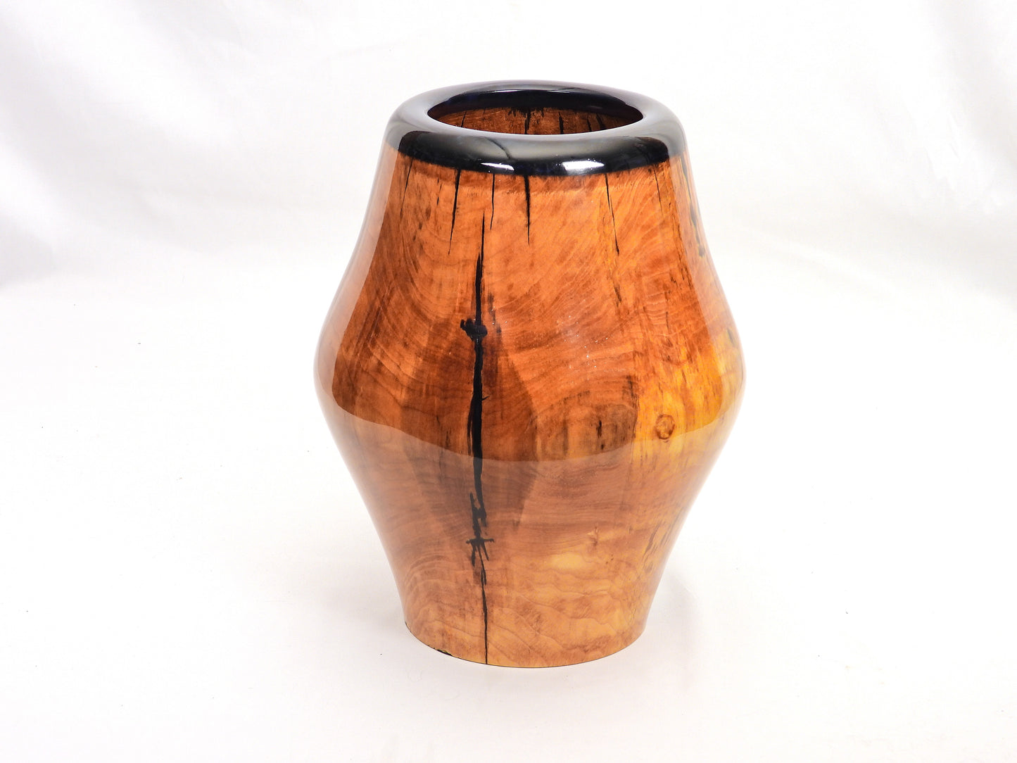 Mellt Glas - Spalted Maple and Resin Vase