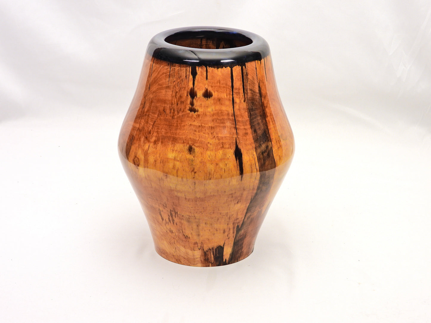 Mellt Glas - Spalted Maple and Resin Vase