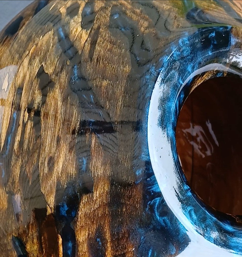 Katanga - Wood and Resin Hollow Form