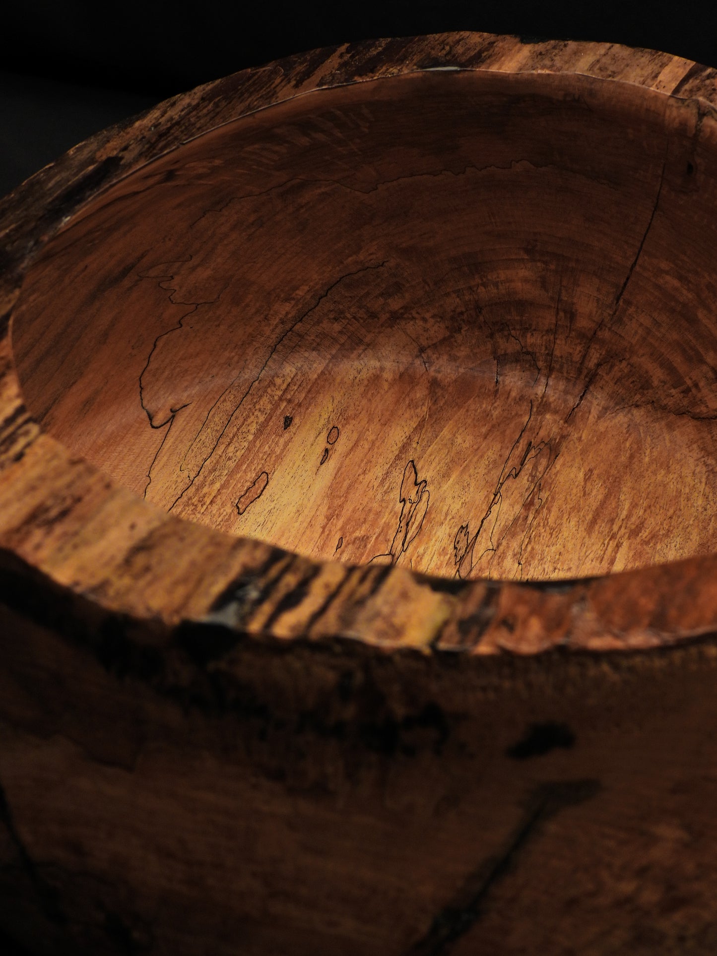Vintage Lignum - Natural Live Edge Art Bowl