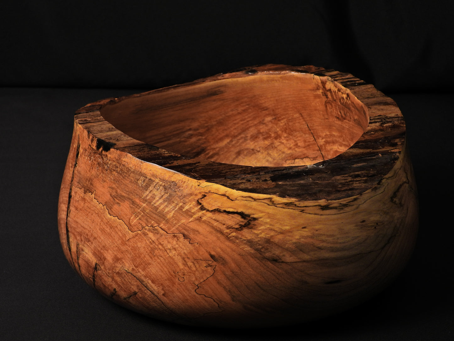 Vintage Lignum - Natural Live Edge Art Bowl
