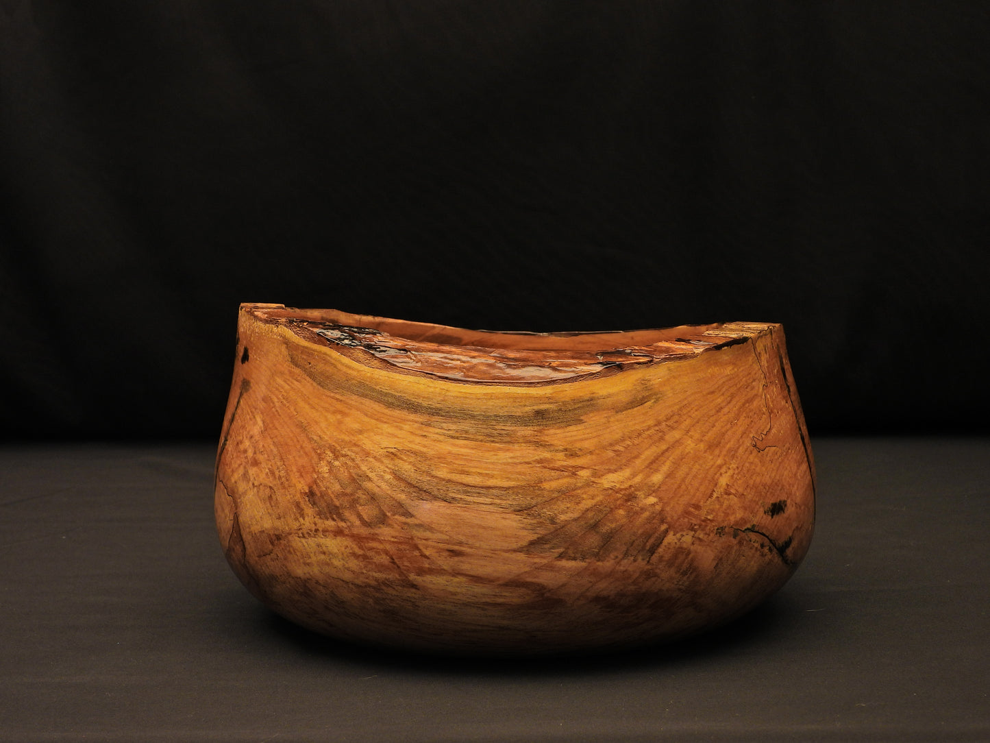 Vintage Lignum - Natural Live Edge Art Bowl